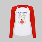 Women's Reindeer Pyjama/Lounge Top